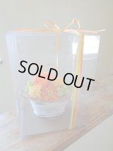 ブリキポットアレンジ　クリアケース付き